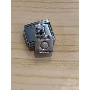 .925 Computer Disk dangling Italian Charm #computer accessories